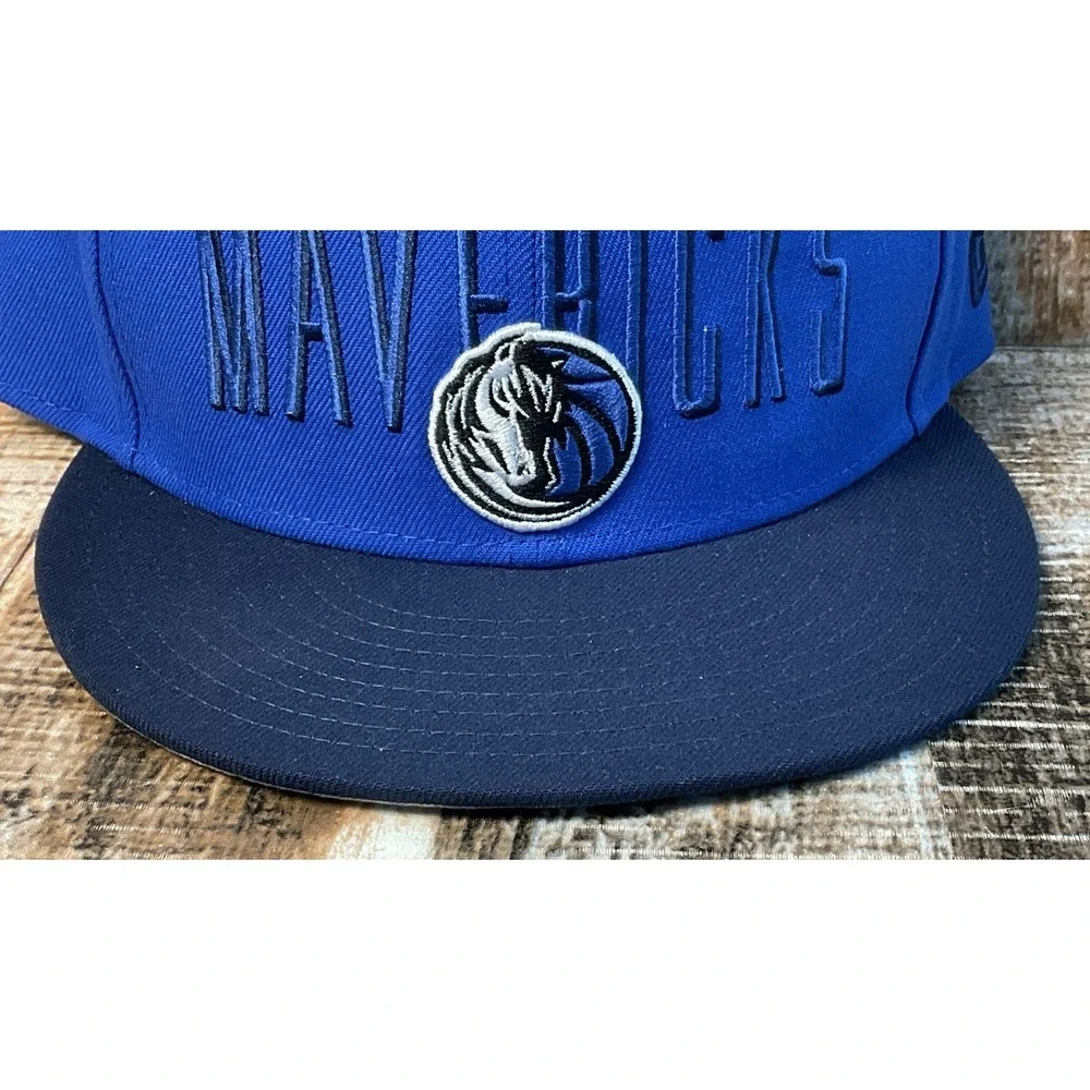 New Era 59fifty Dallas Mavericks Blue/Black SnapBack Hat Cap NBA Basketball